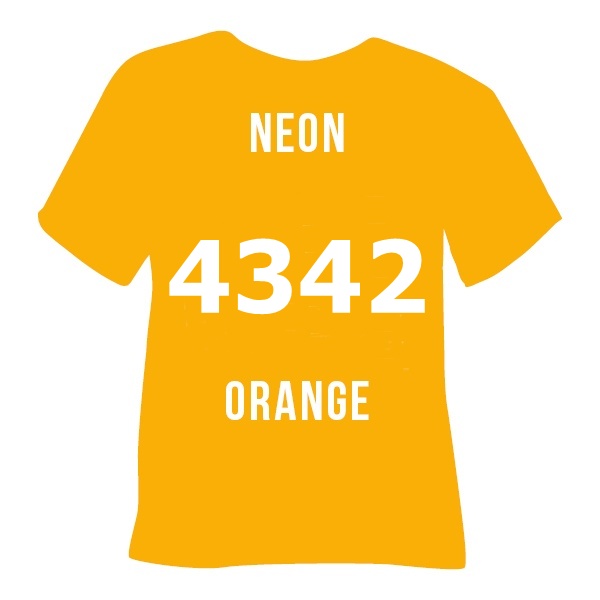 Poli-Flex Perform 4342 NEON ORANGE — багатошарова термоплівка POLI-TAPE