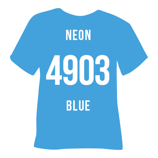 Poli-Flex Turbo 4903 NEON BLUE — низькотемпературна швидка термоплівка