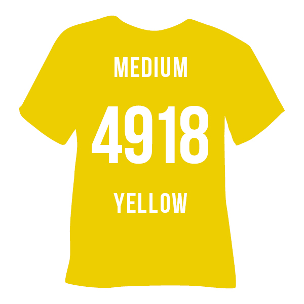 Poli-Flex Turbo 4918 MEDIUM YELLOW — низькотемпературна швидка термоплівка