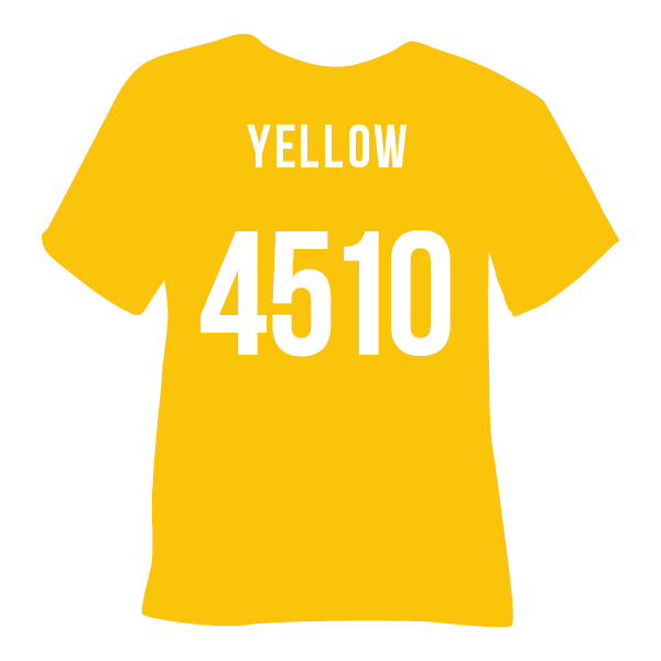 POLI-FLEX Blockout Soft 4510 YELLOW — антисублімаційна термоплівка