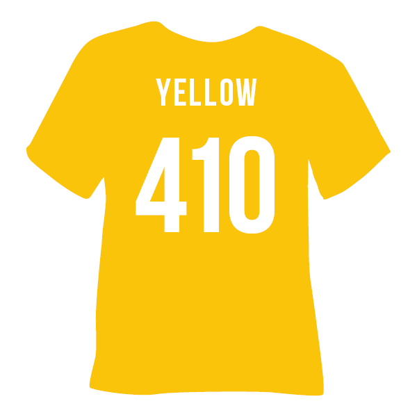Poli-Flex Premium 410 YELLOW — матова термоплівка POLI-TAPE