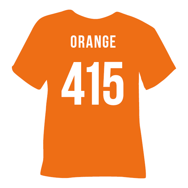 Poli-Flex Premium 415 ORANGE — матова термоплівка POLI-TAPE