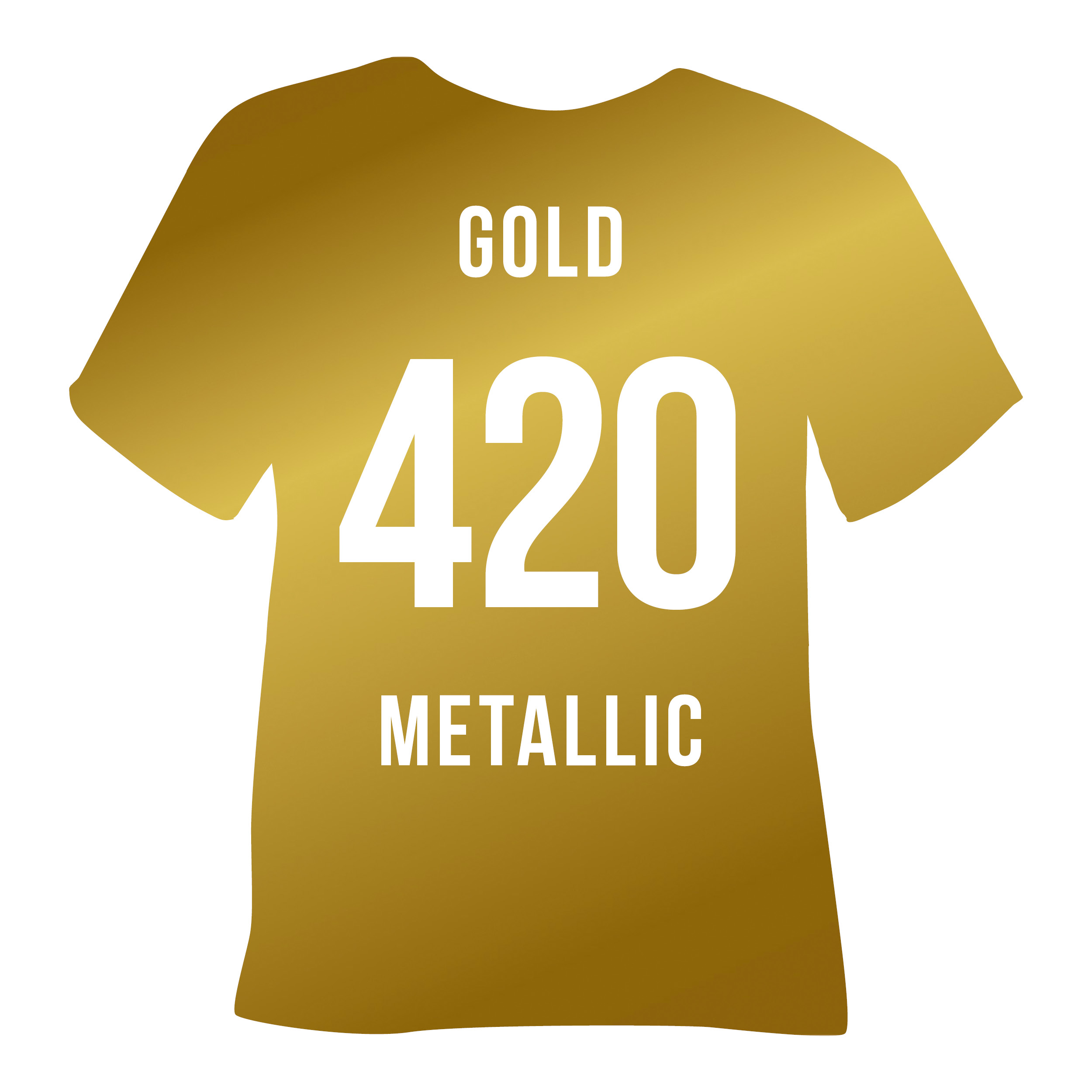 Poli-Flex Premium 420 GOLD METALLIC — матова термоплівка POLI-TAPE