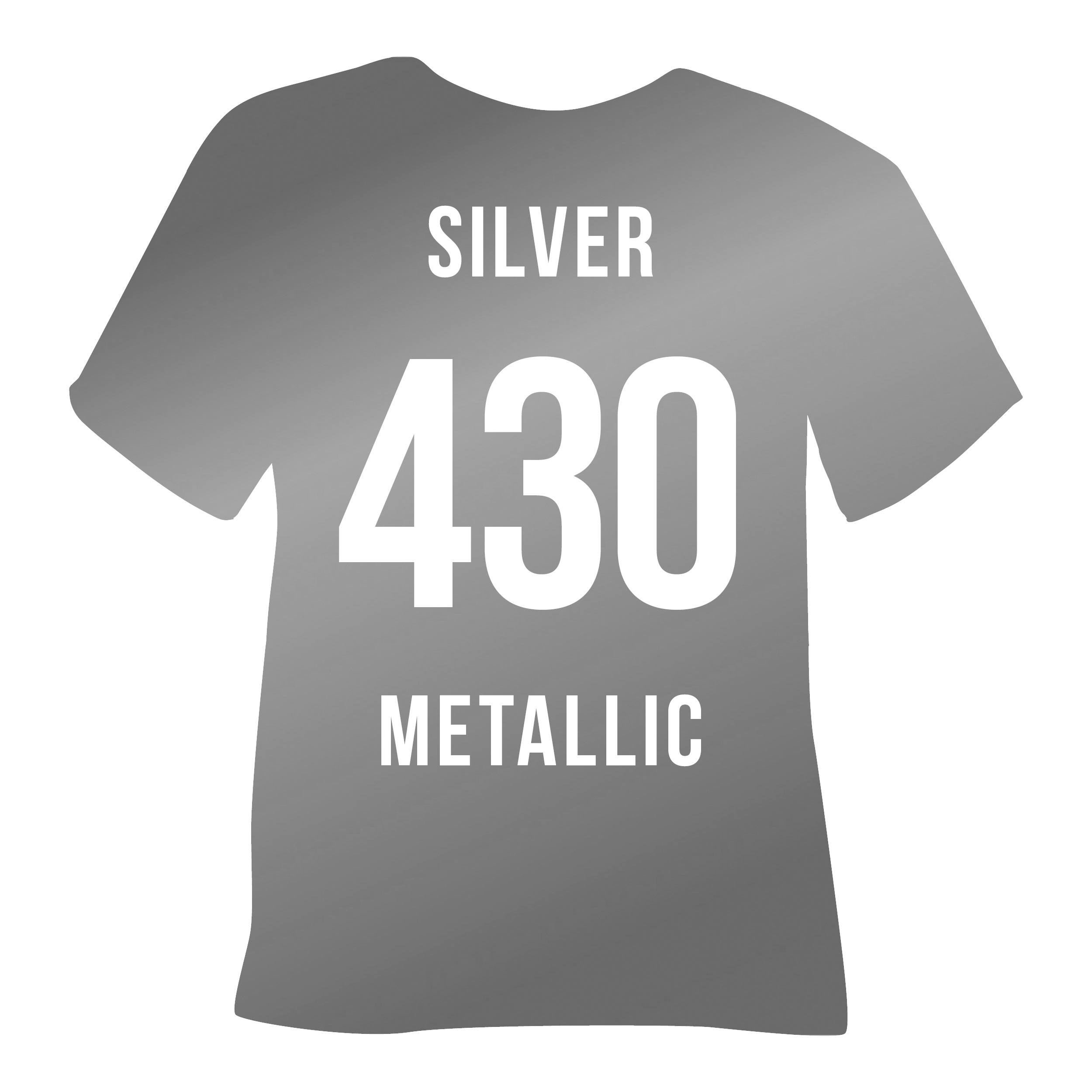 Poli-Flex Premium 430 SILVER METALLIC — матова термоплівка POLI-TAPE
