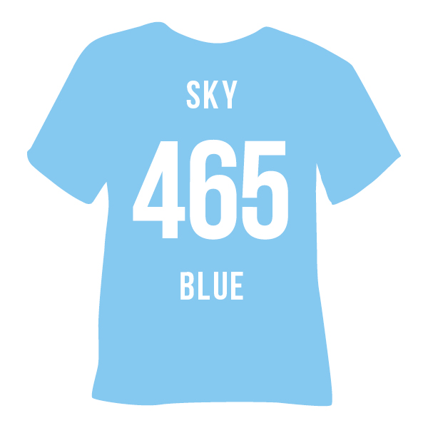 Poli-Flex Premium 465 SKY BLUE — матова термоплівка POLI-TAPE
