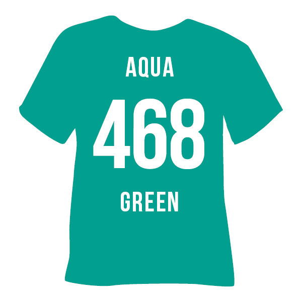 Poli-Flex Premium 468 AQUA GREEN — матова термоплівка POLI-TAPE