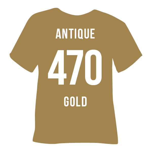 Poli-Flex Premium 470 ANTIQUE GOLD — матова термоплівка POLI-TAPE