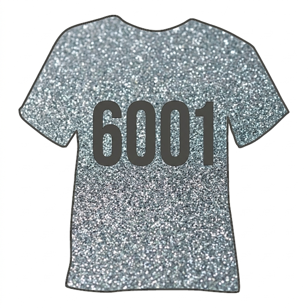 WITPAC 6001 white — глітерна термоплівка PET, серія 6000/6100