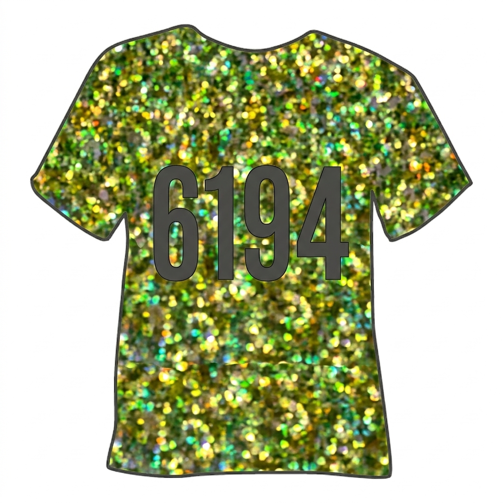 WITPAC 6194 mustard mix — глітерна термоплівка PET, серія 6000/6100