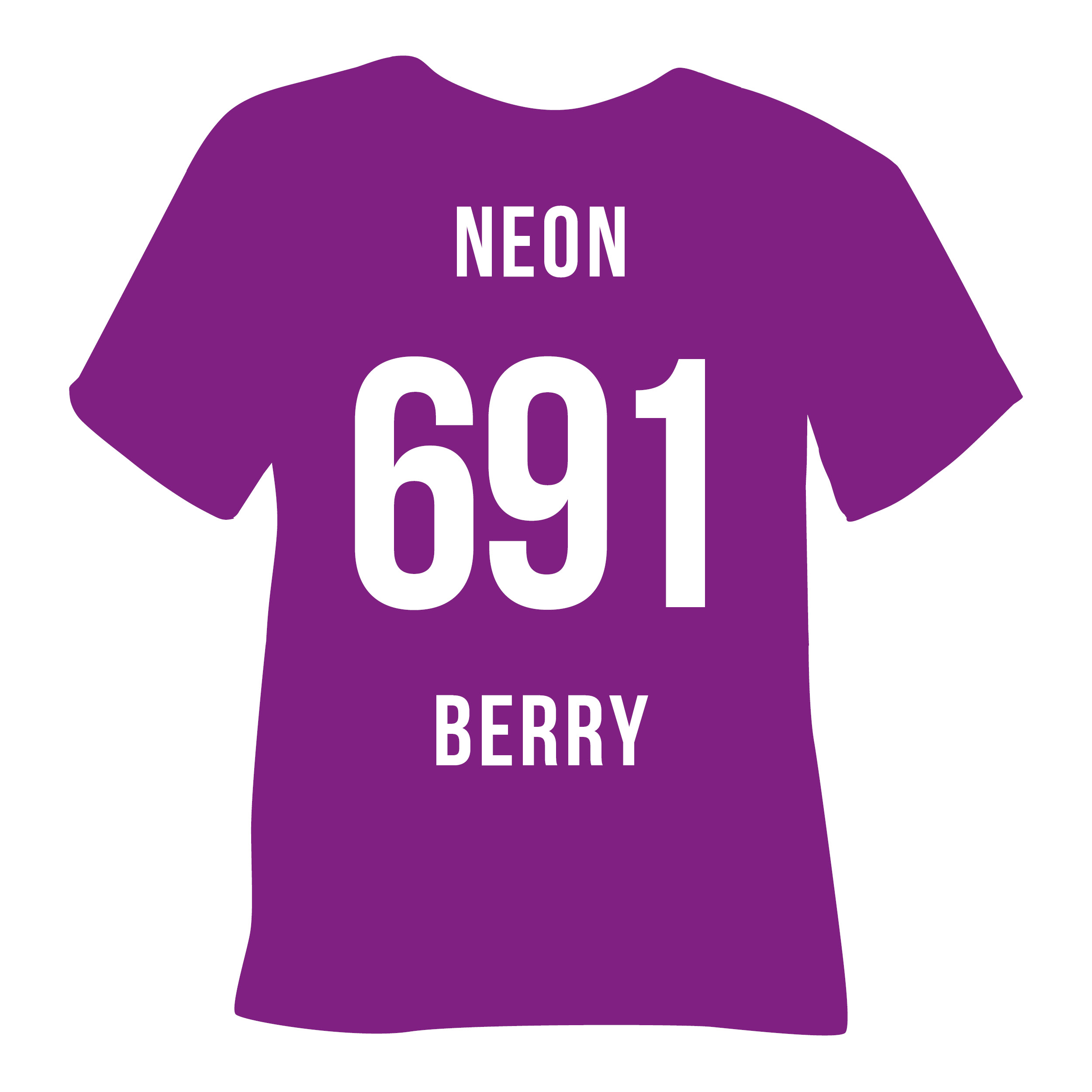 Poli-Flex Premium 691 NEON BERRY — матова термоплівка POLI-TAPE