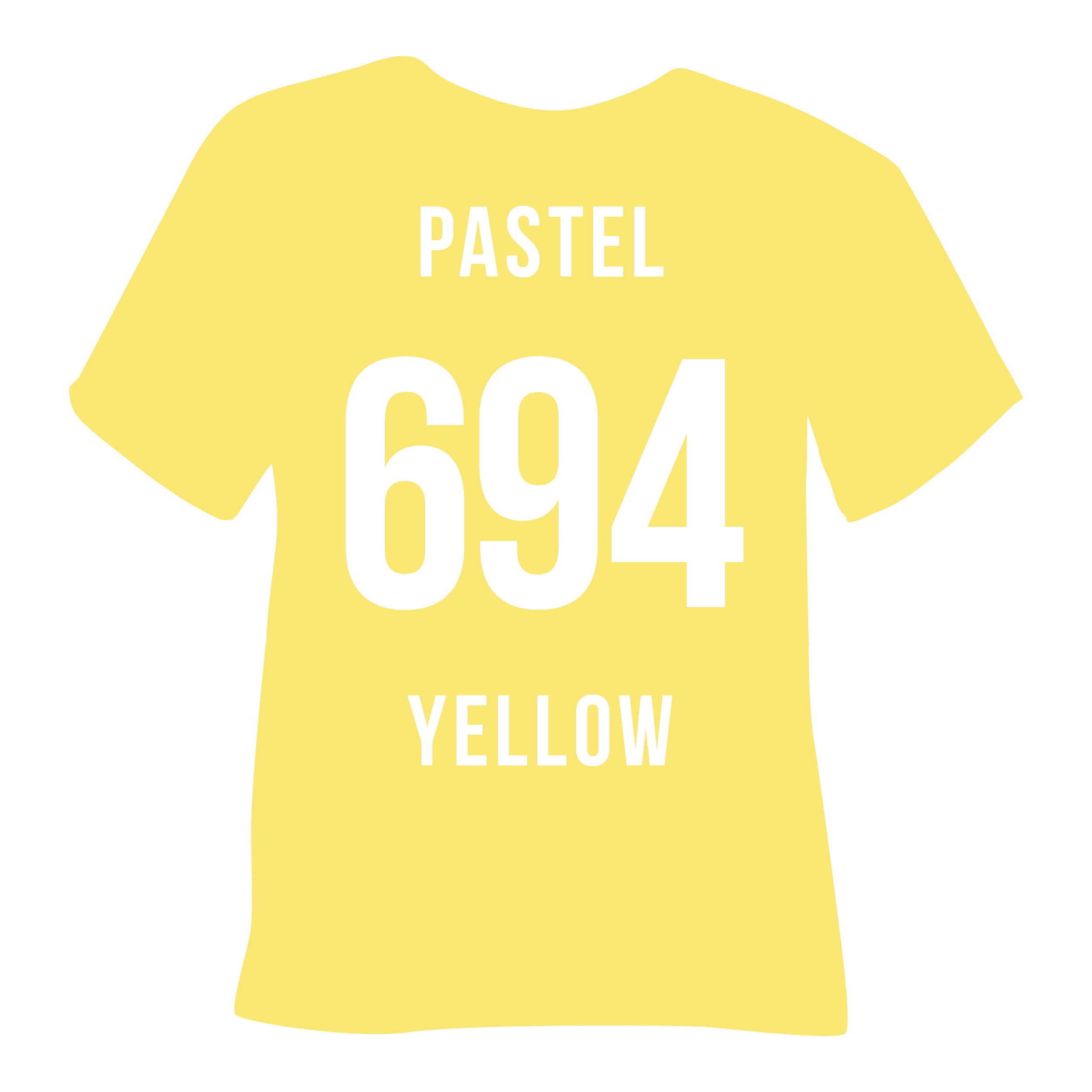 Poli-Flex Premium 694 PASTEL YELLOW — матова термоплівка POLI-TAPE
