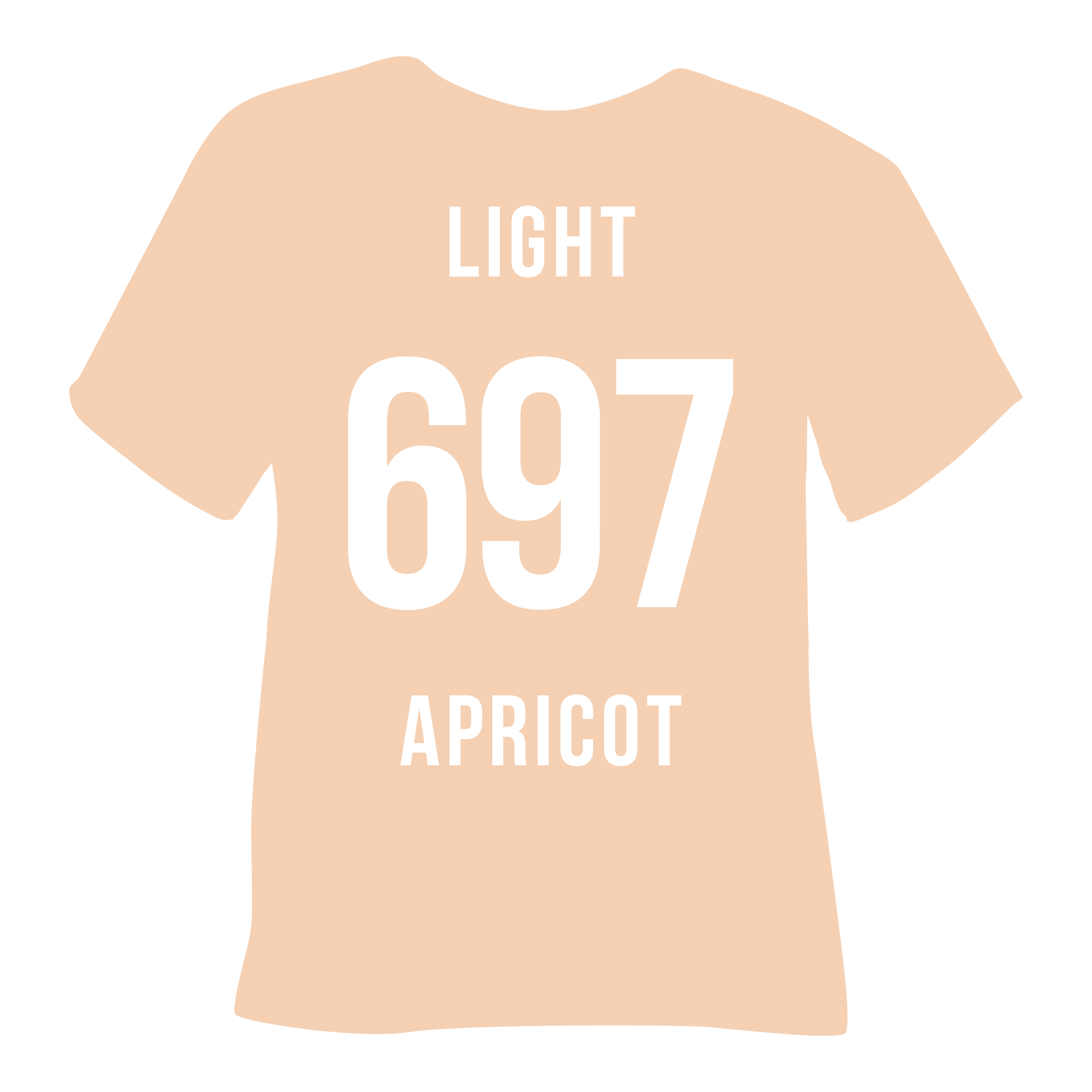 Poli-Flex Premium 697 LIGHT APRICOT — матова термоплівка POLI-TAPE
