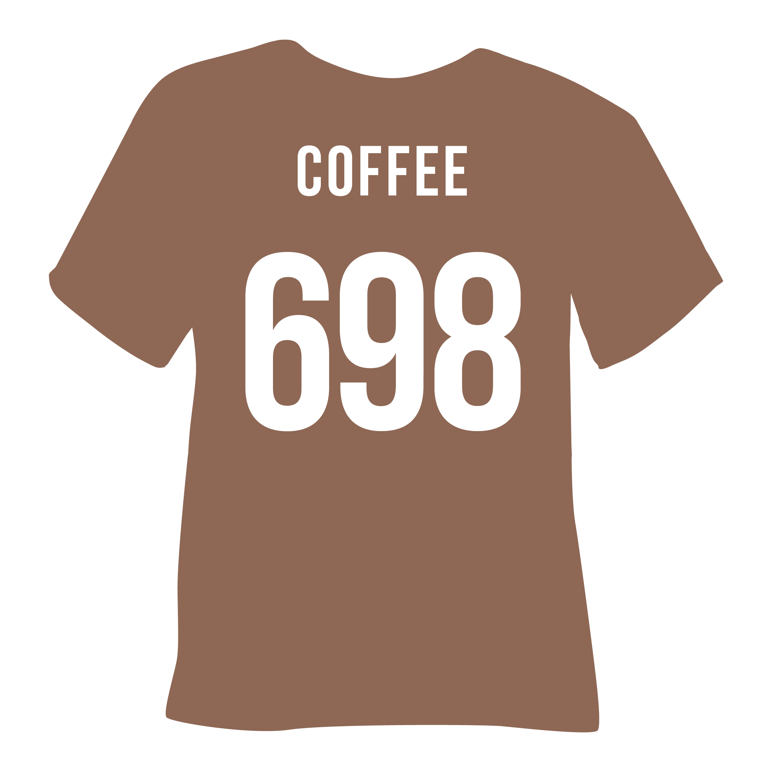 Poli-Flex Premium 698 COFFE — матова термоплівка POLI-TAPE