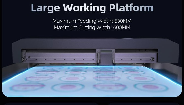 Планшетний ріжучий плотер SkyCut FCR6090 (флатбед, 60×90 см, вакуумний стіл) - Зображення 2