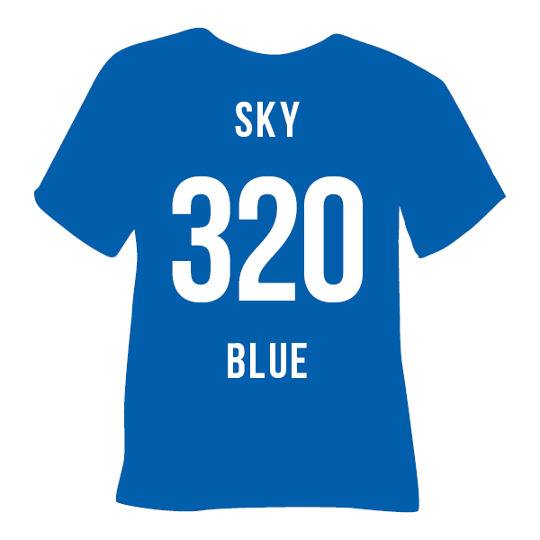 Poli-tape Tubitherm Flock 320 SKY BLUE — оксамитова флок-плівка